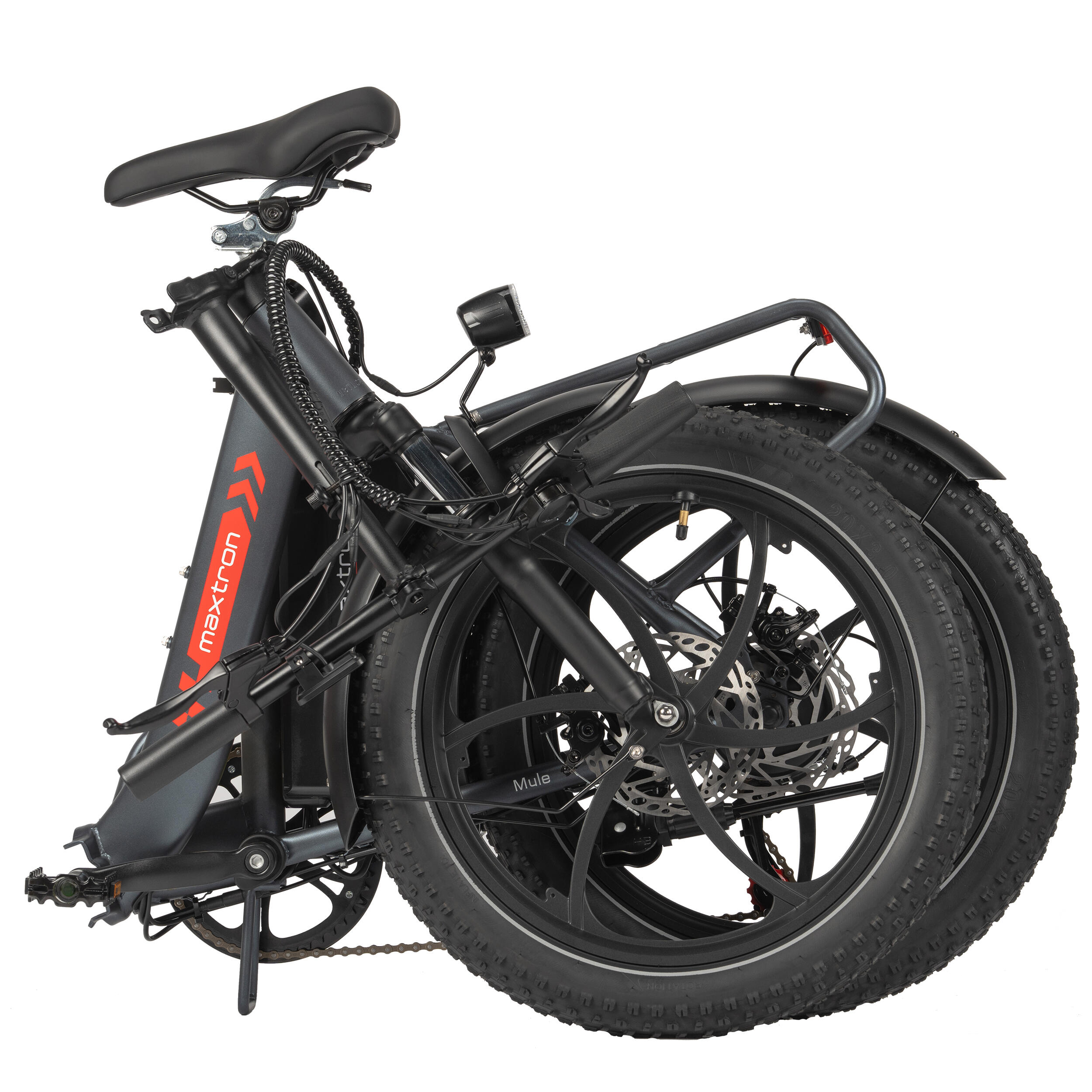 MULE 250W Vélo Électrique Pliable 48V20Ah 20*3.0 Fat Tire 70KM VAE 3/5