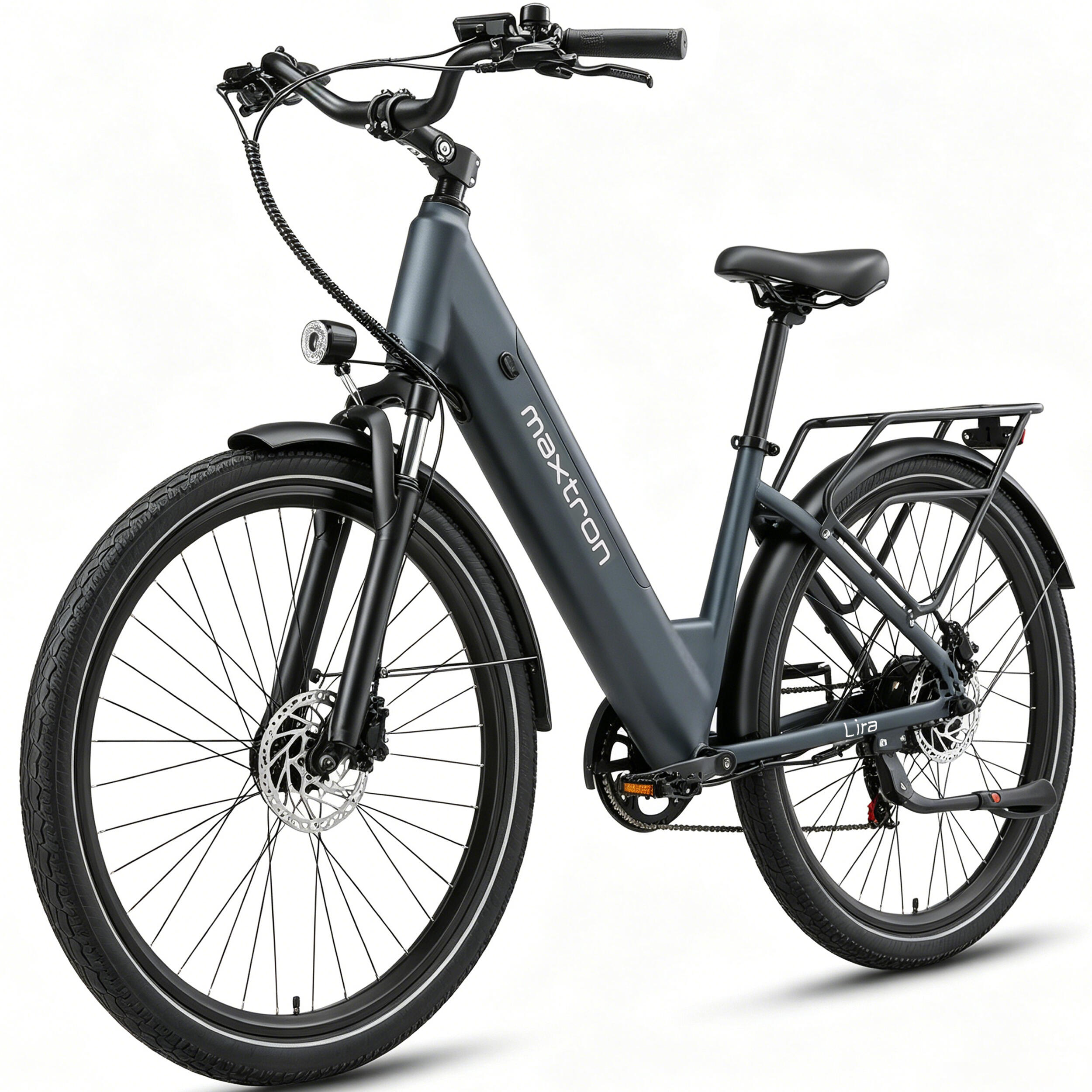 Lira Bicicleta Elétrica Urbana 48V 15Ah 140 km Shimano 7 Vel. 2/4