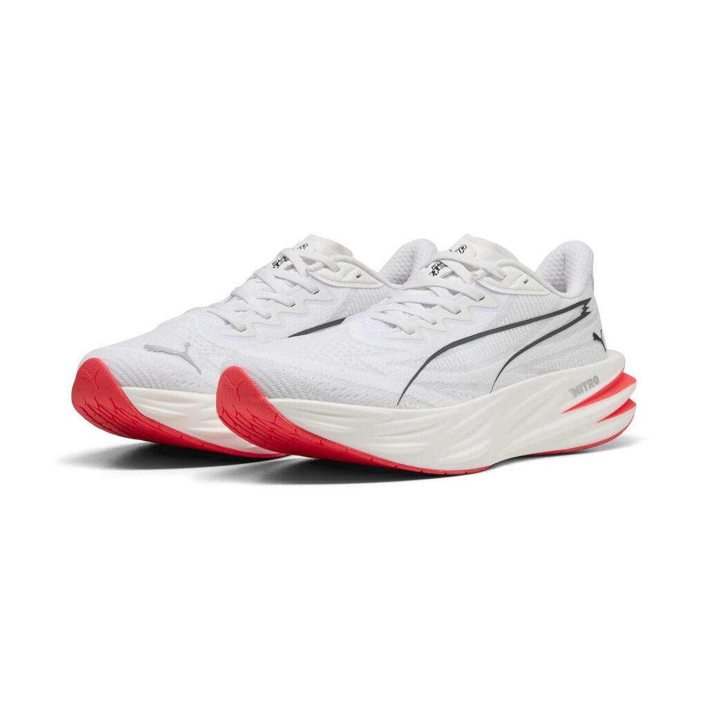 WHITE / RED