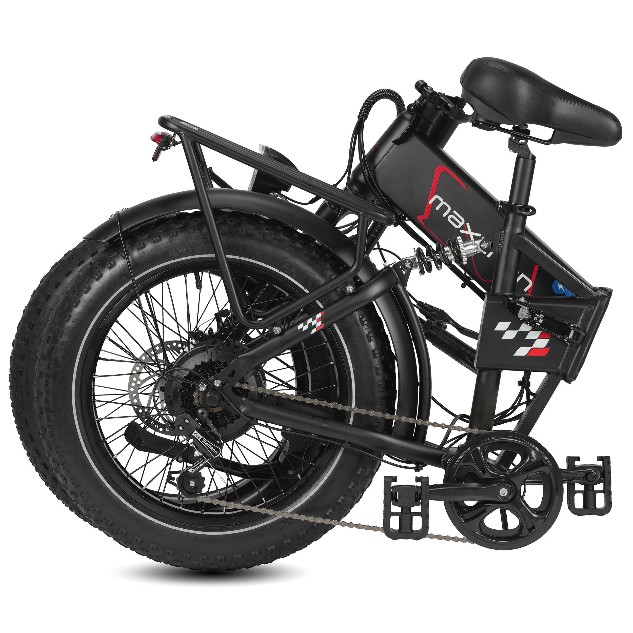 Polaris Vélo Électrique Pliant 20x4.0 Fat Bike 48V 13Ah Shimano 7 Vitesses 3/6