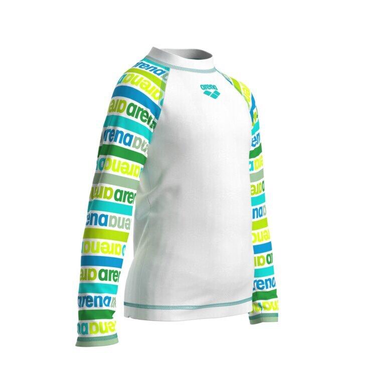 ARENA Kids Friends UV maglietta a maniche lunghe - multi soft verde/bianco 2/4