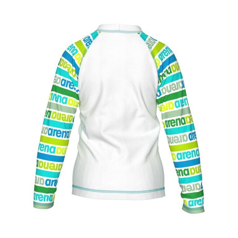 ARENA Kids Friends UV maglietta a maniche lunghe - multi soft verde/bianco 4/4