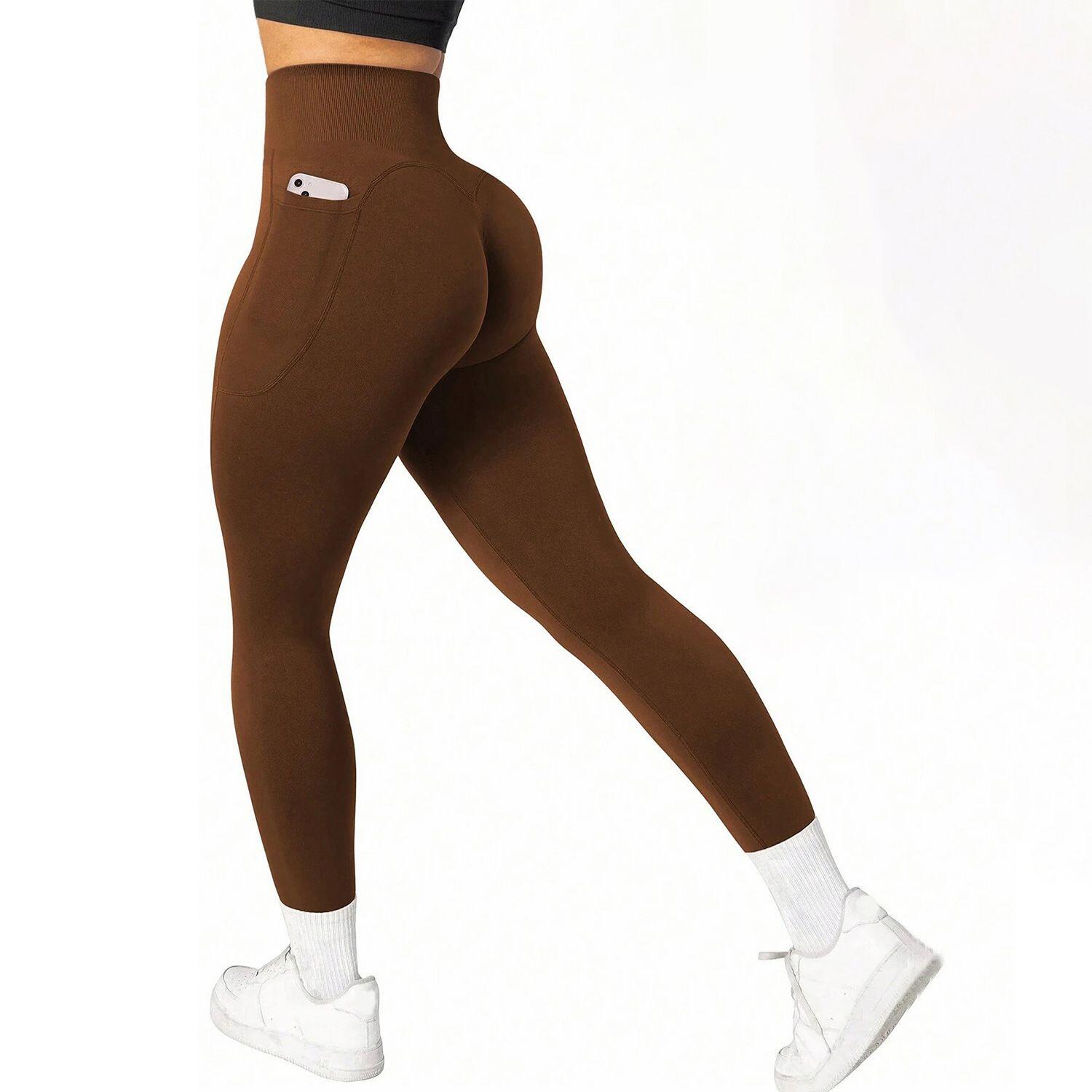 Breathable High-Waist Ruched Butt-Lift Yoga Leggings