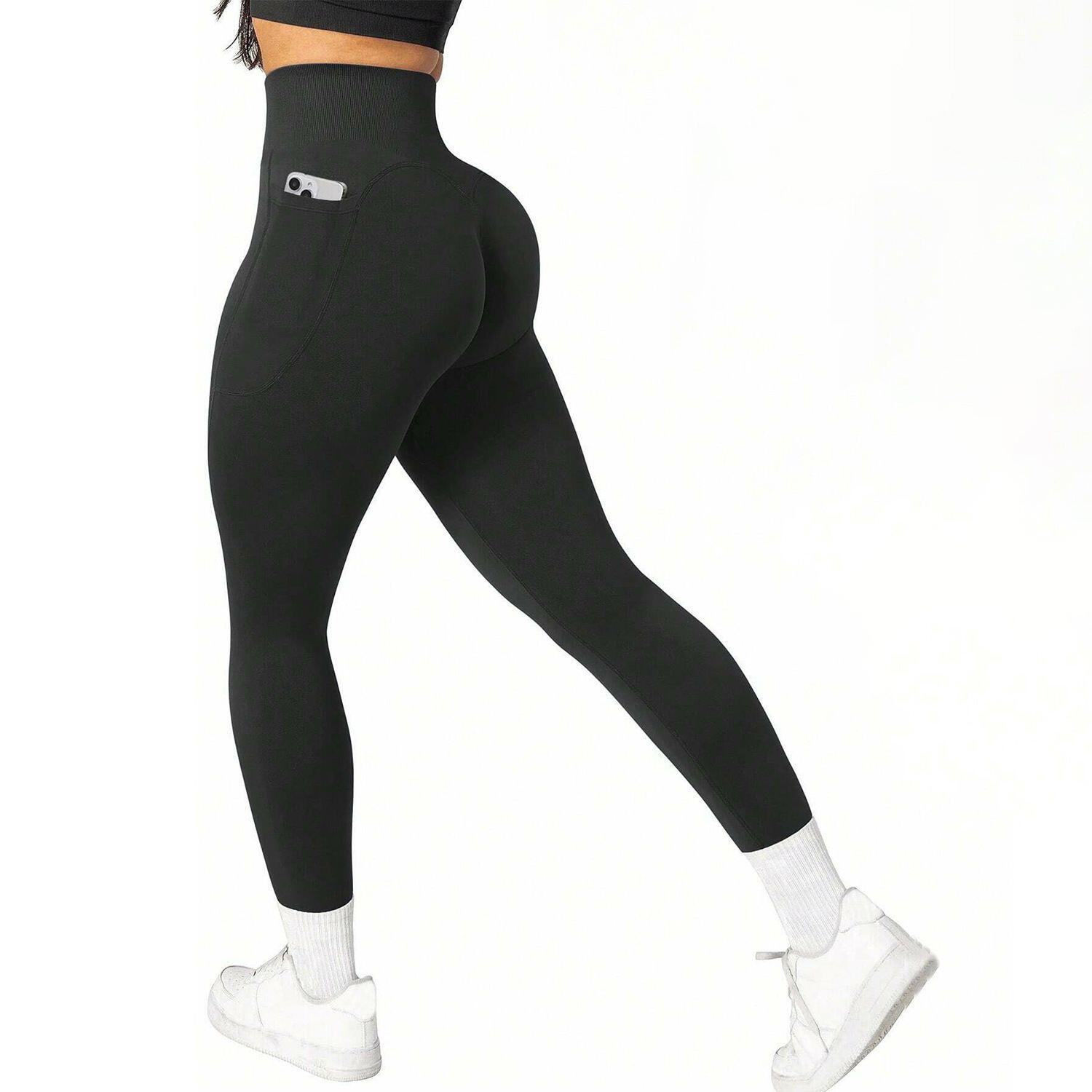 Breathable High-Waist Ruched Butt-Lift Yoga Leggings
