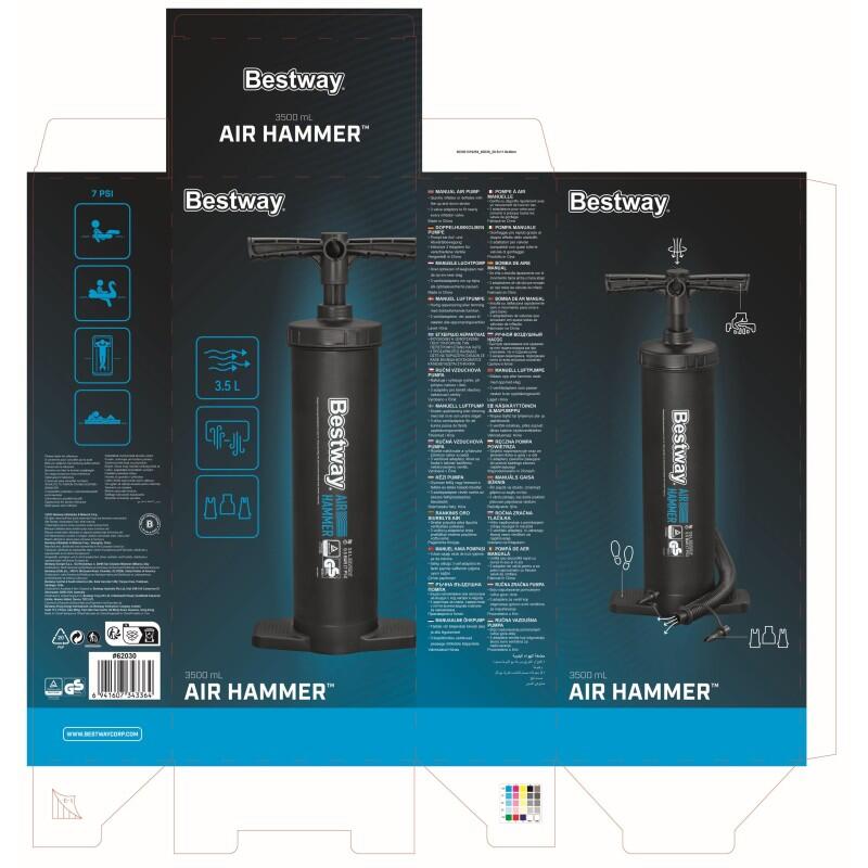 Bestway Pompe à air manuelle Air Hammer 3500 4/5