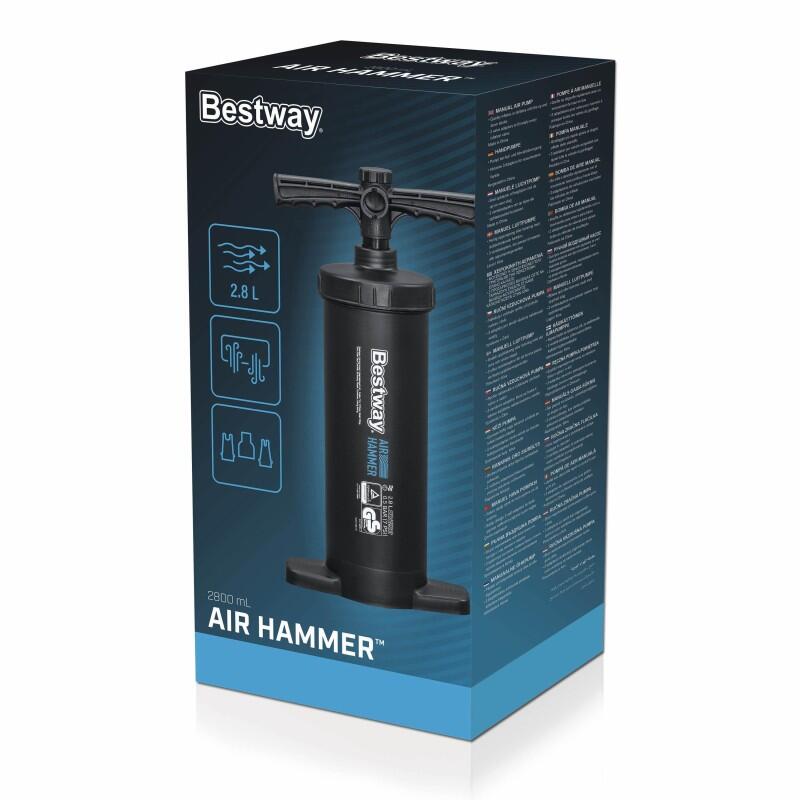 Bestway Pompe à air manuelle Air Hammer 2800 ML 4/5