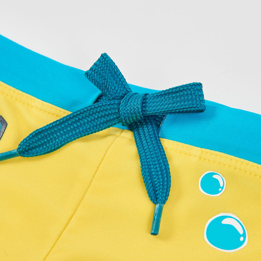 Bañadores de verano de tenis kids niño boboli amarillo 3/4