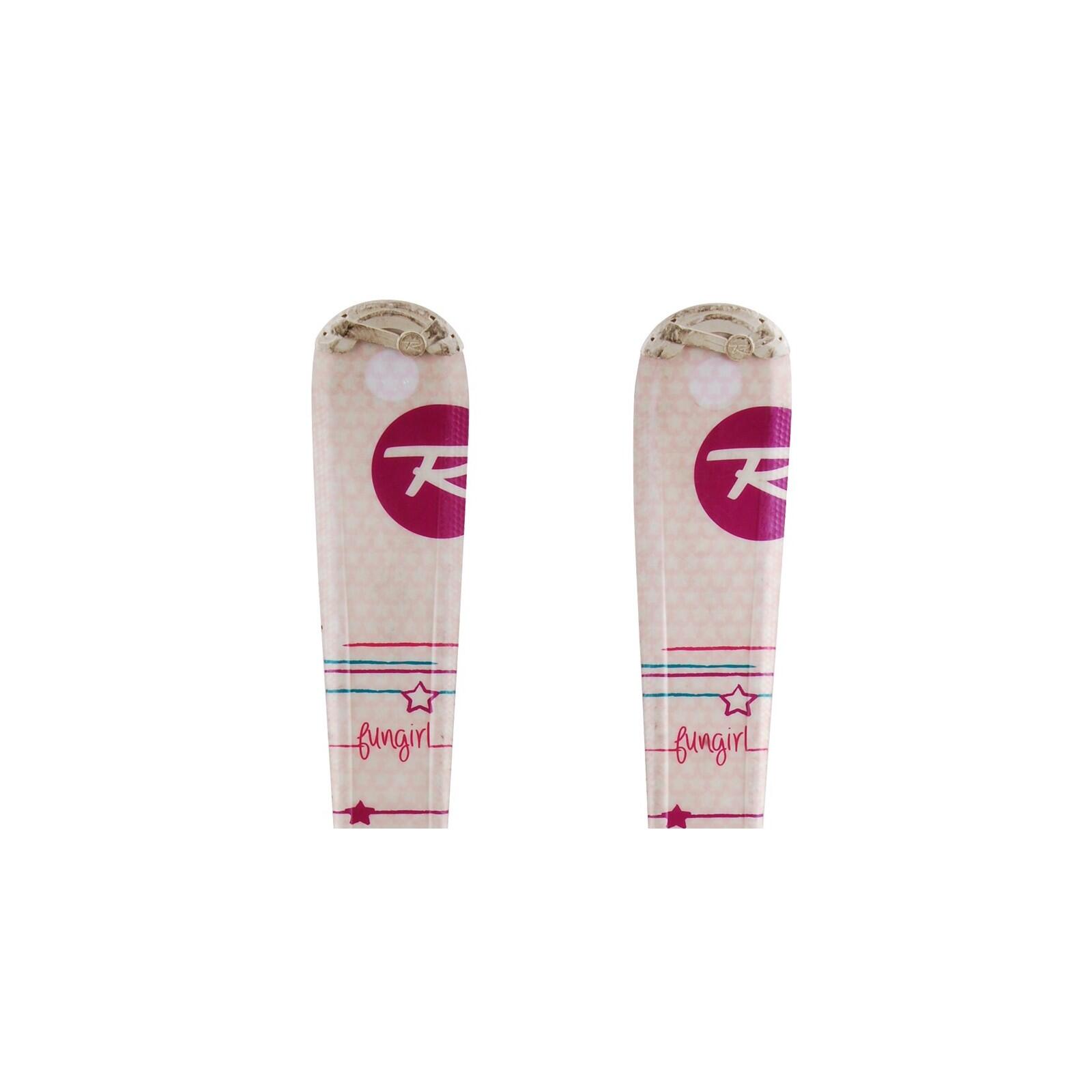 SECOND HAND - Sci + Attacchi Usati Rossignol Fun Girl Junior 2/4