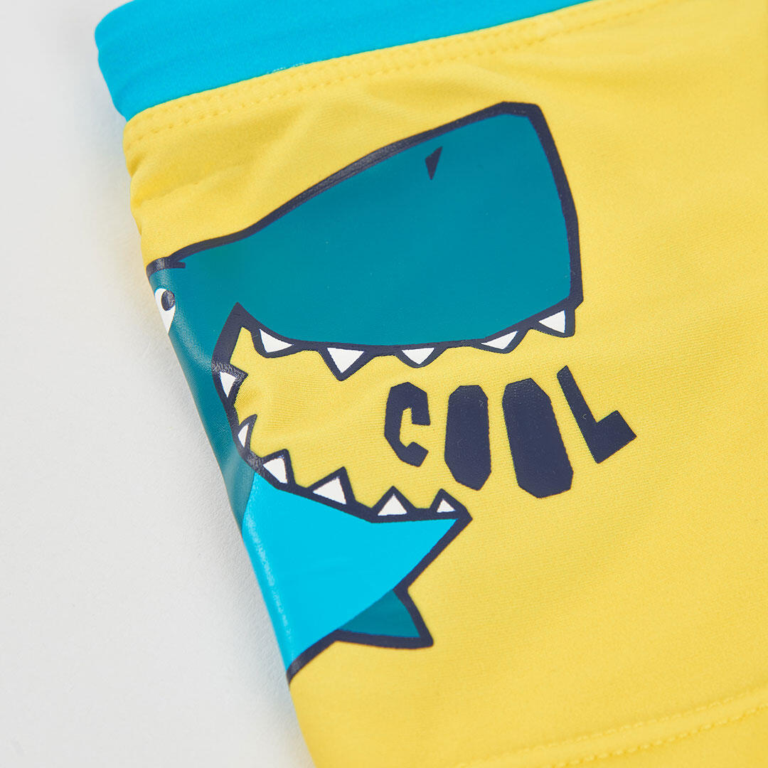 Bañadores de verano de tenis kids niño boboli amarillo 4/4