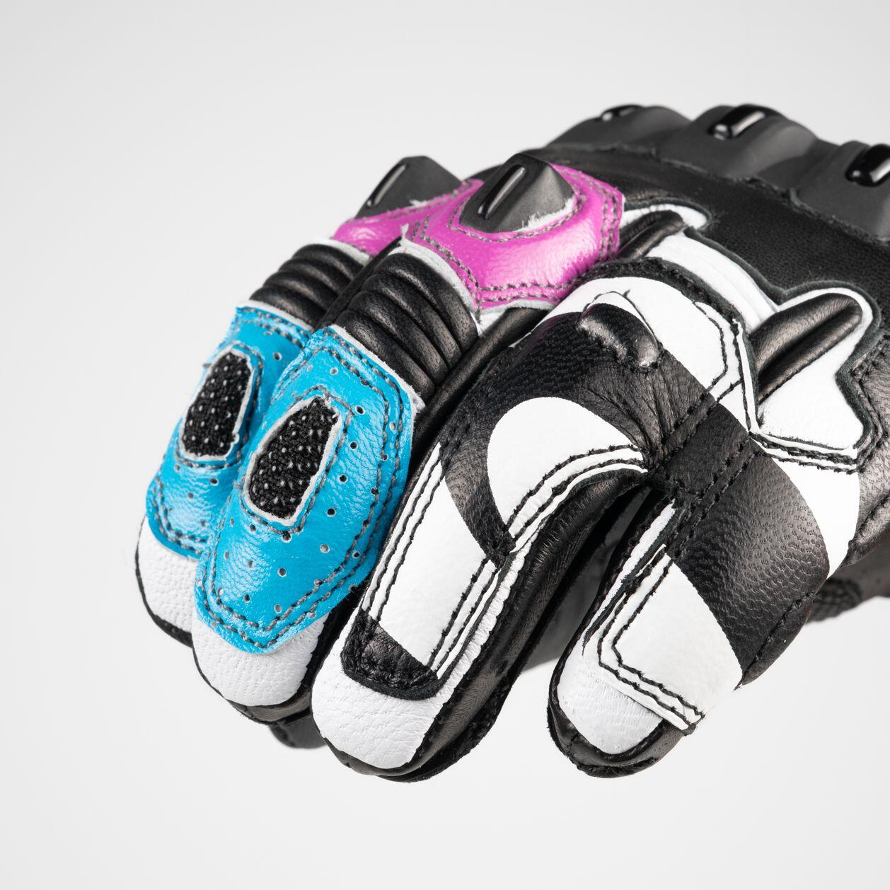 MOTOBLOUZ CARLA Combinaison Moto Cuir Femme, Ventilée, AAA, M 4/7