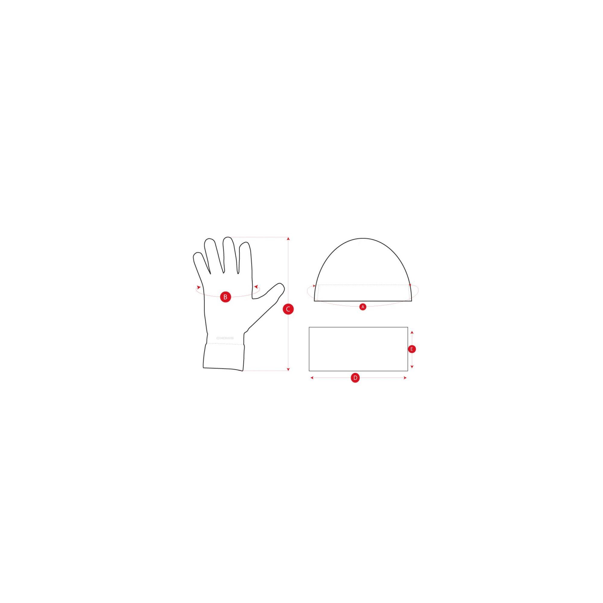 Set pălărie, eșarfă și mănuși Triad Pumpkin Red Roșu