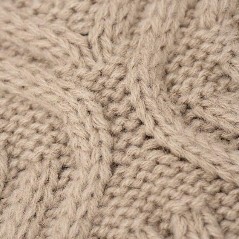 Set pălărie, eșarfă și mănuși Triad Sand Brown Bej