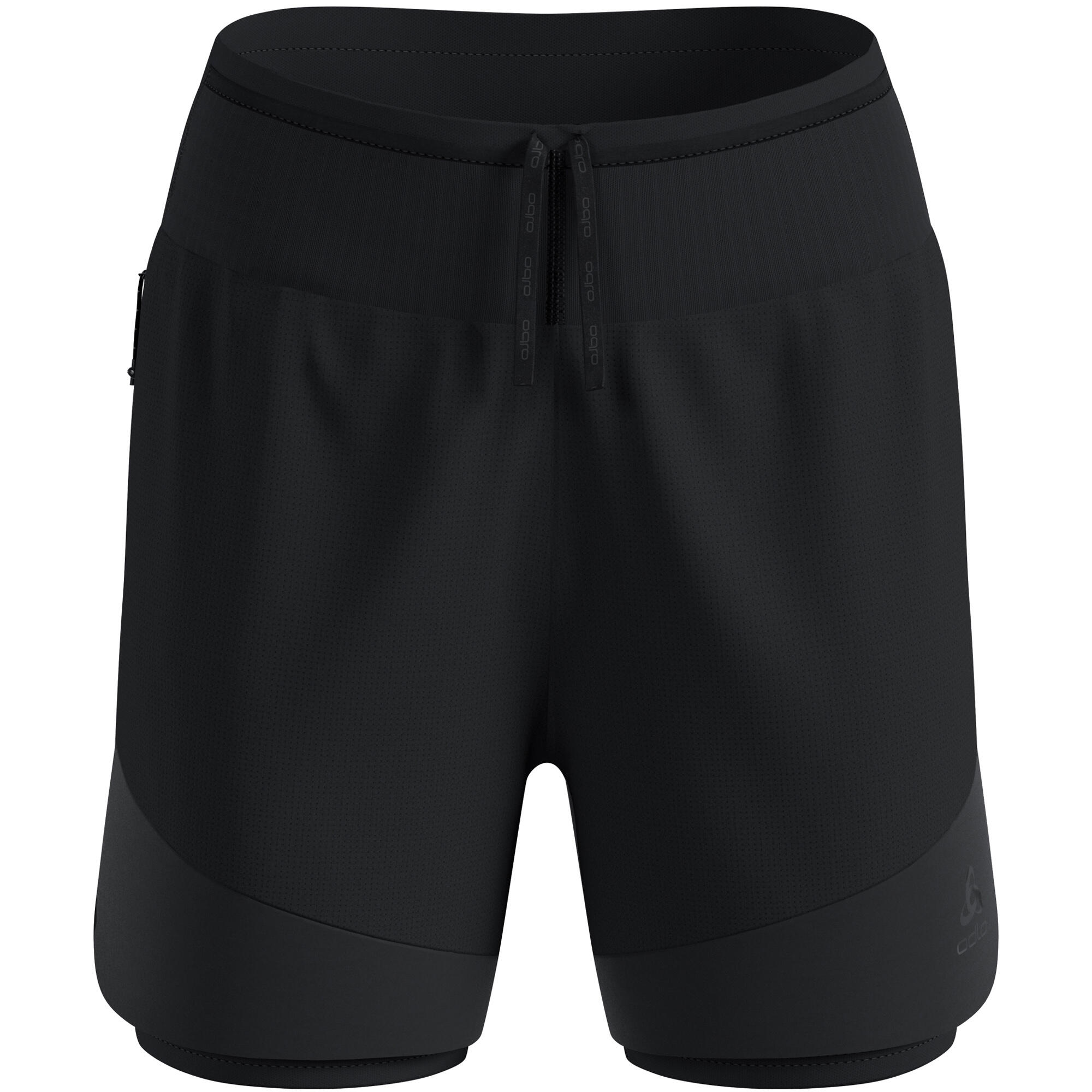 Spodenki damskie Odlo 2-in-1 short X-ALP TRAIL 5 INCH 1/2