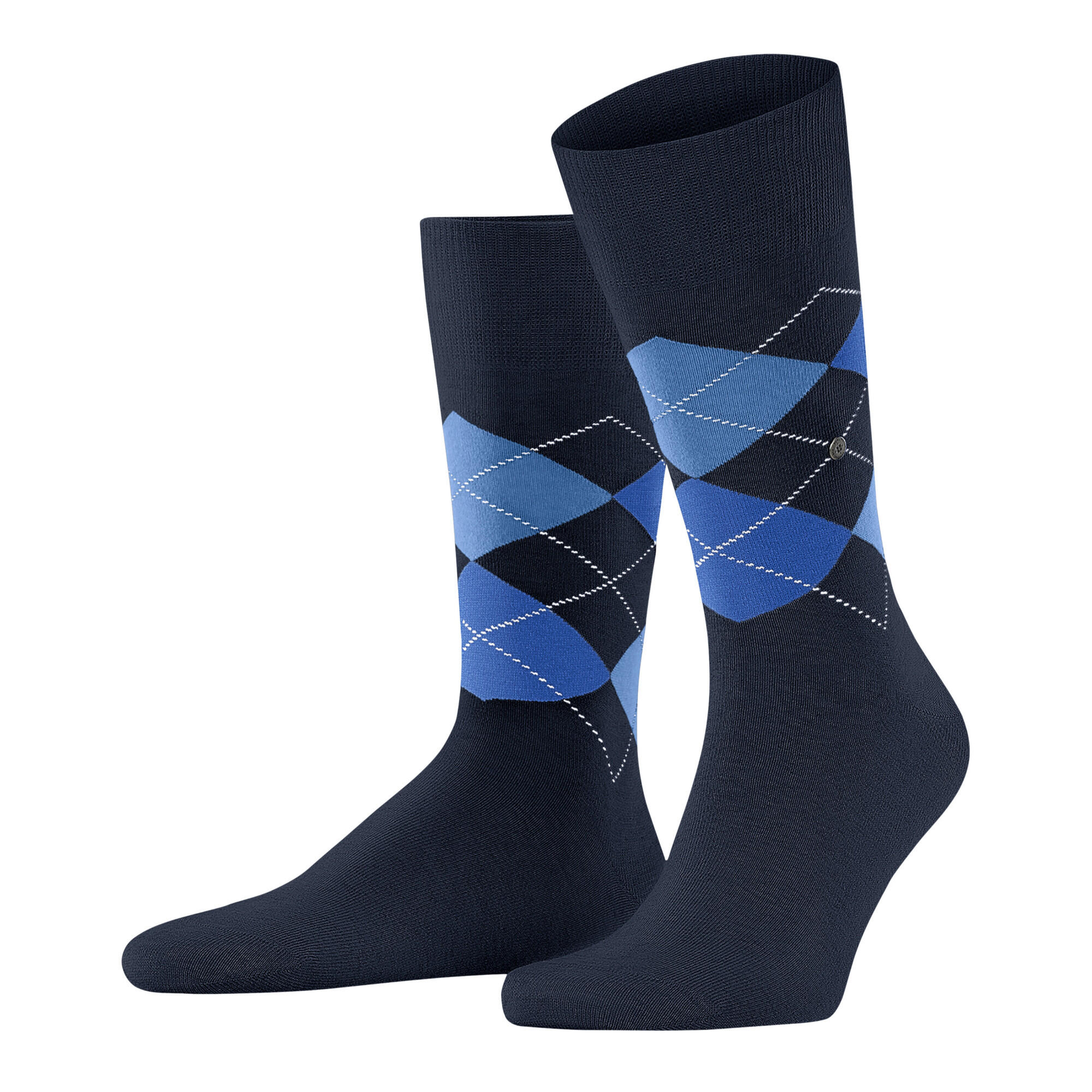 Burlington Herren Socken Basic Gift Box Argyle 2er Pack 20599 2/9