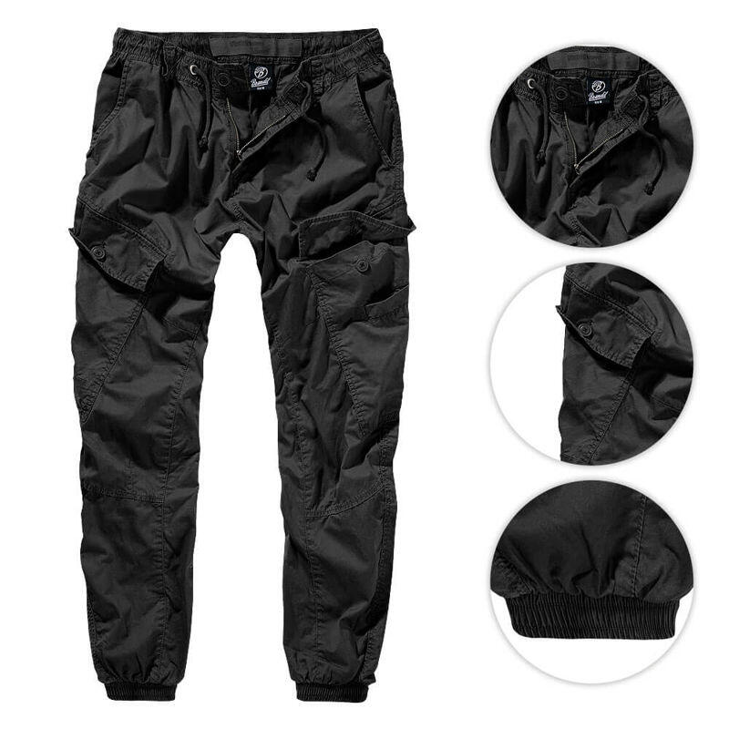 Brandit Ray Vintage Trousers Black