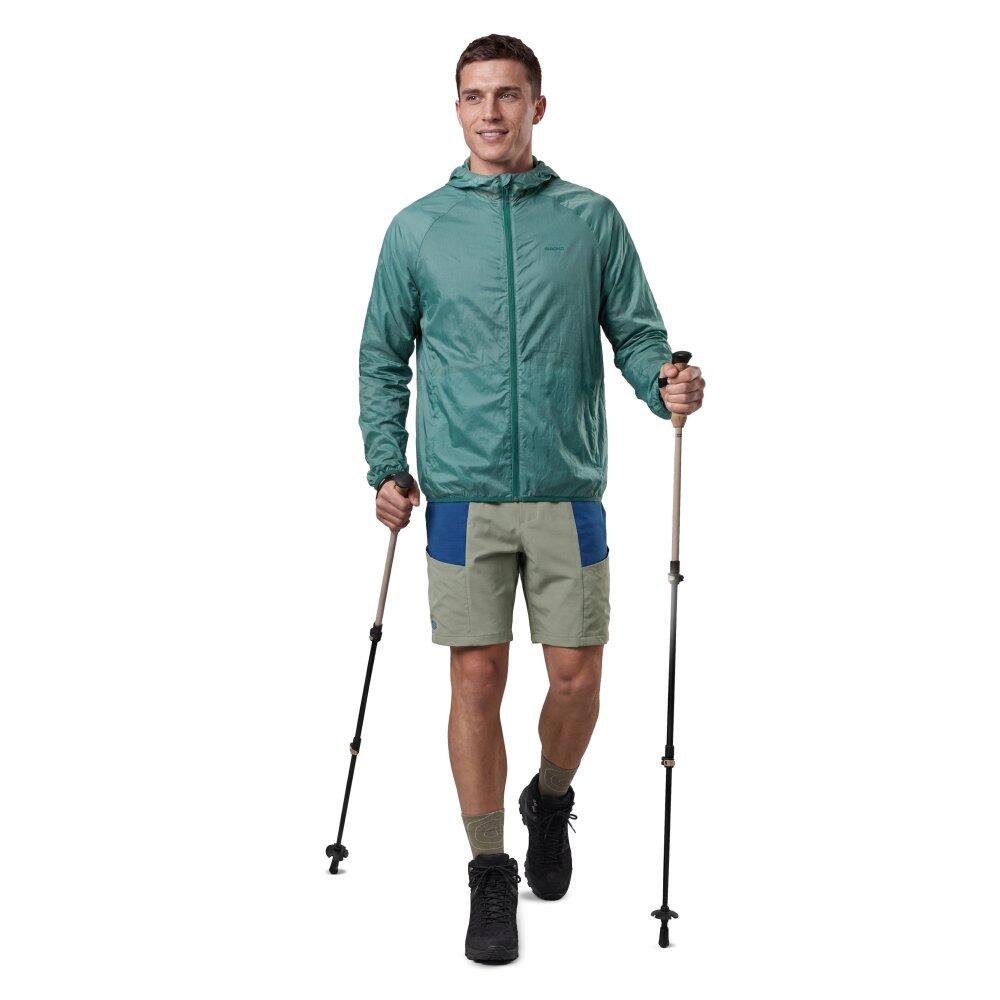 Męska ultralekka wiatroszczelna kurtka trekkingowa Siroko Laugavegur Green 3/7