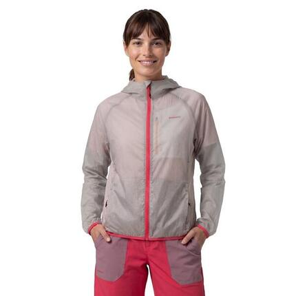 Veste coupe-vent randonnée ultralégère femme Laugavegur-W White Blanc