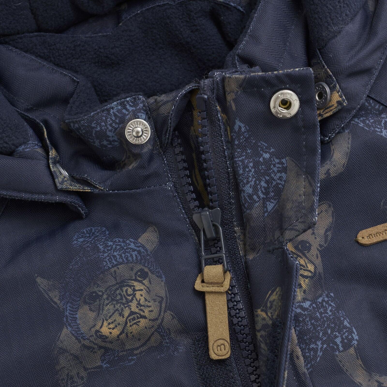 Giacca invernale blu navy per bambini piccoli 3/5