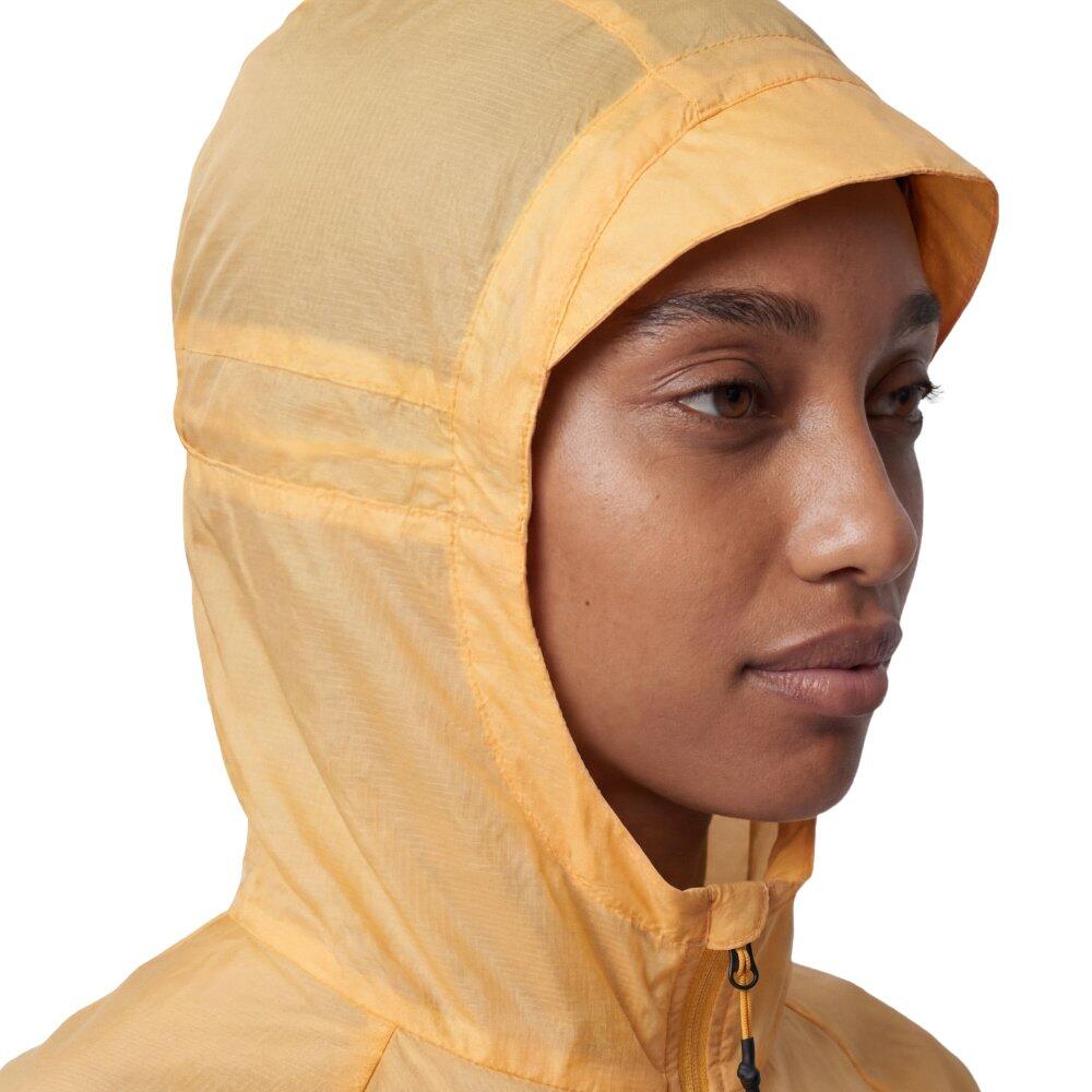 Chaqueta cortavientos ultraligera montaña mujer Laugavegur-W Yellow Amarillo 5/7