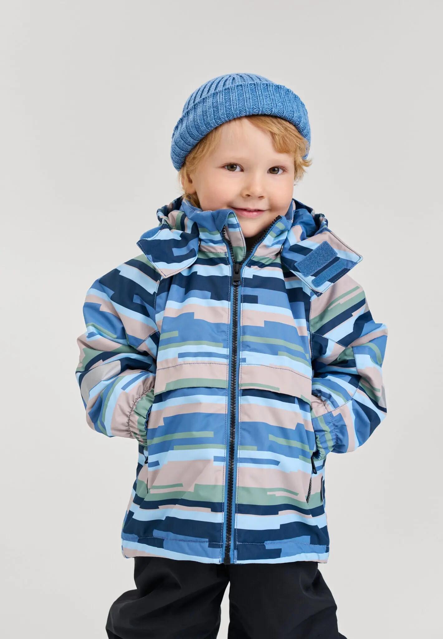 Giacca invernale per bambini tec Muonio Blue Ocean 3/5