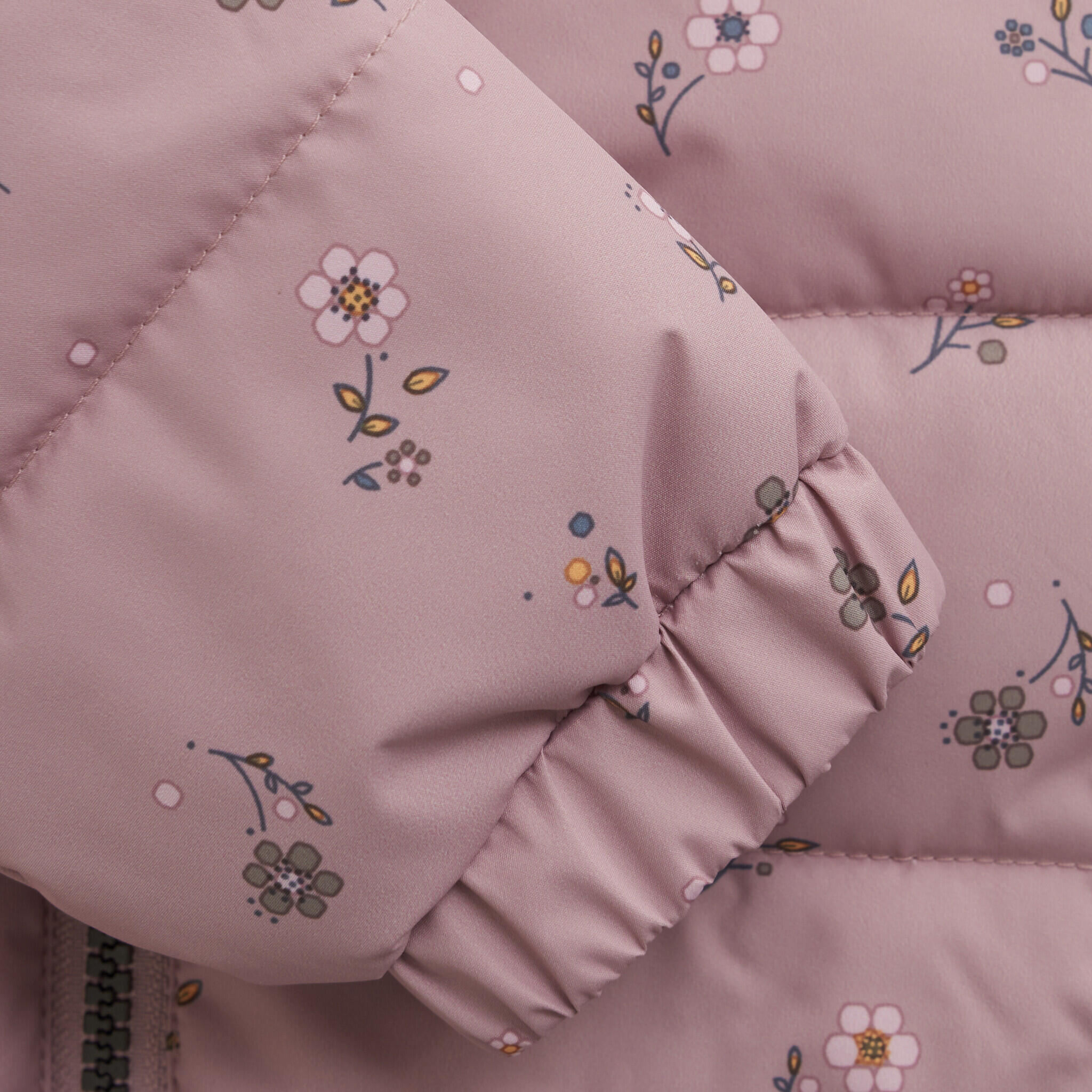 Kleinkinder Winterjacke Quilt Woodrose 5/5