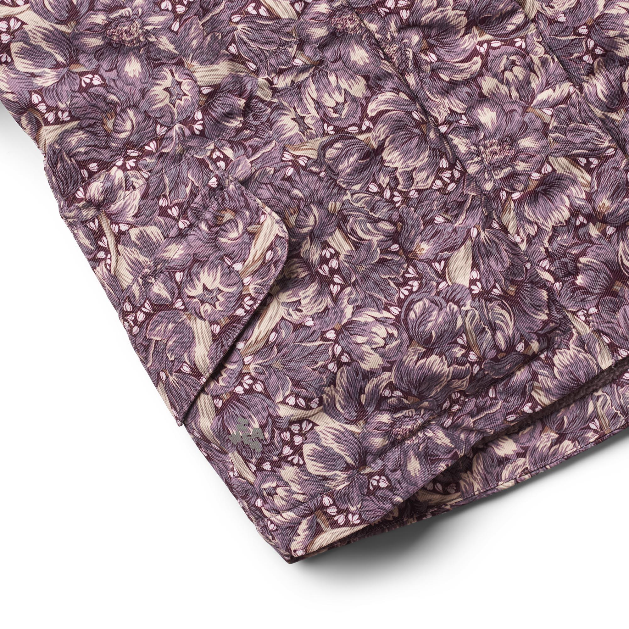 Kleinkinder Winterjacke Mathilde purple tulips 5/5