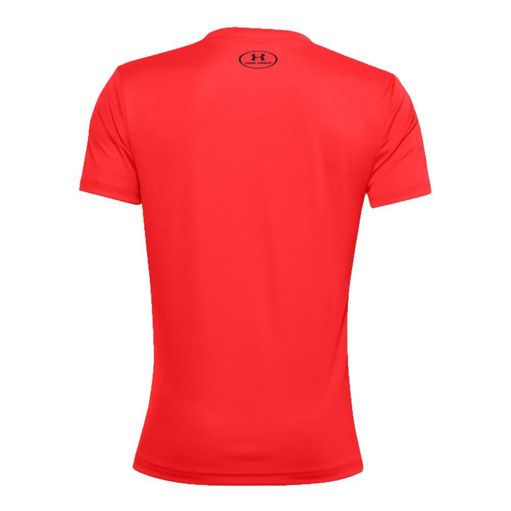 Maglietta Sportiva Bambino Under Armour UA Tech Lockup Arancione Fluo 2/2