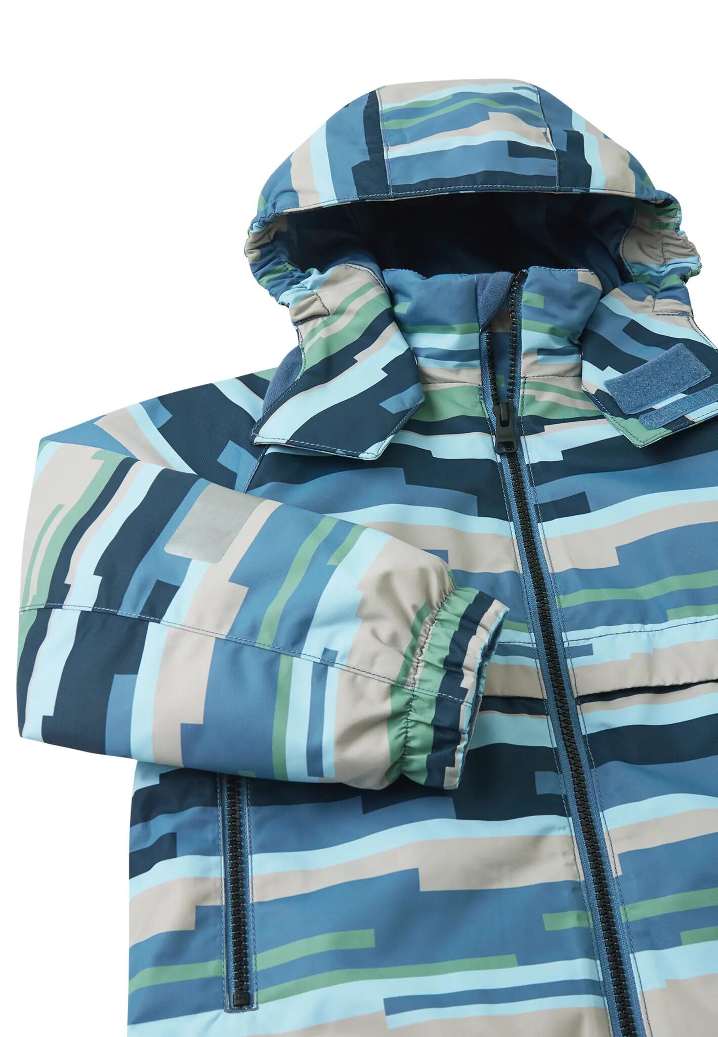 tec Kinder Winterjacke Muonio Blue Ocean 4/5