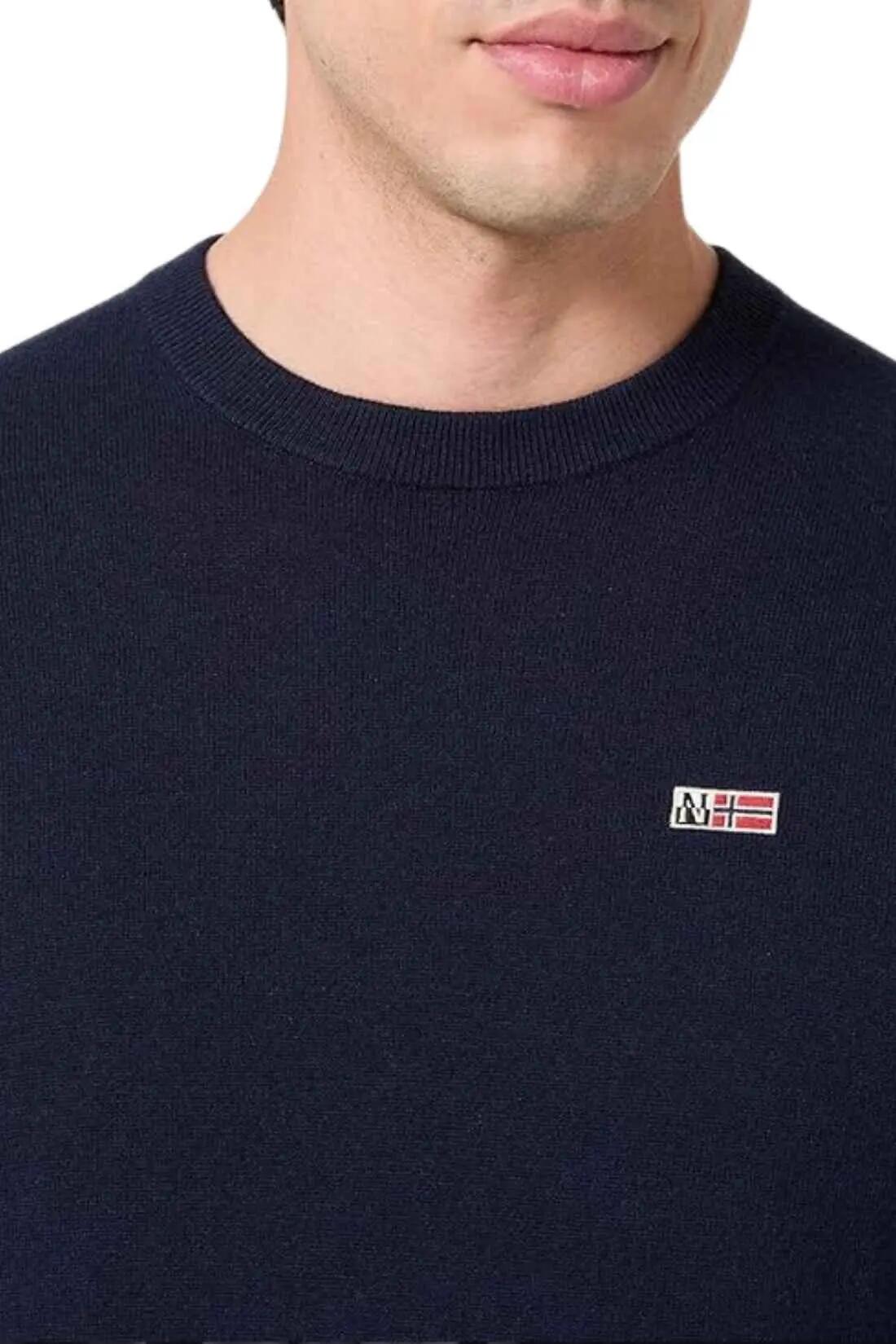 NAPAPIJRI - Pullover homme Donori, taille XXL, couleur bleu marine 3/3