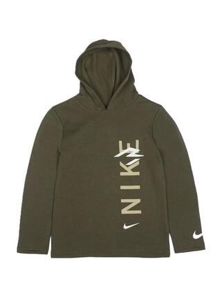 Sweat garçon Nike 9q0861 Hoody Geh Gris