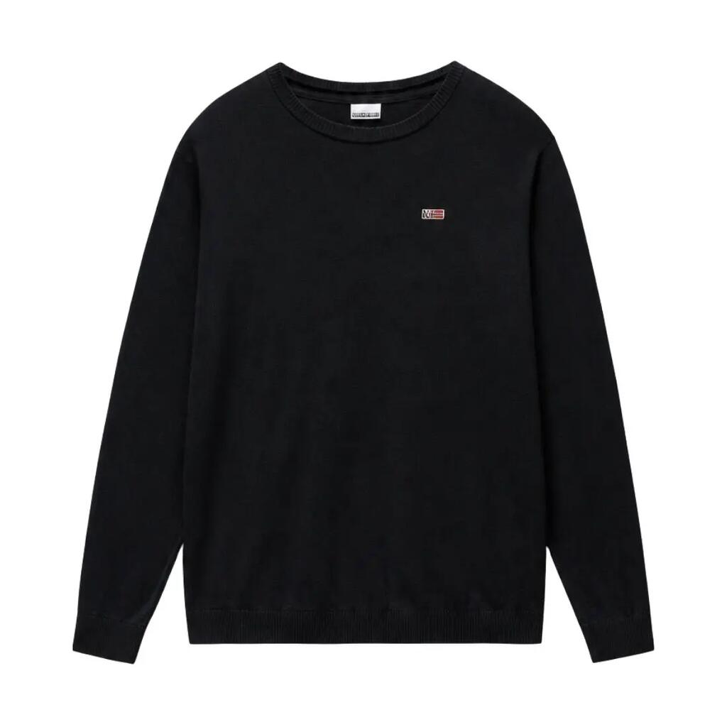 NAPAPIJRI Darca men's cotton pullover black - regular fit