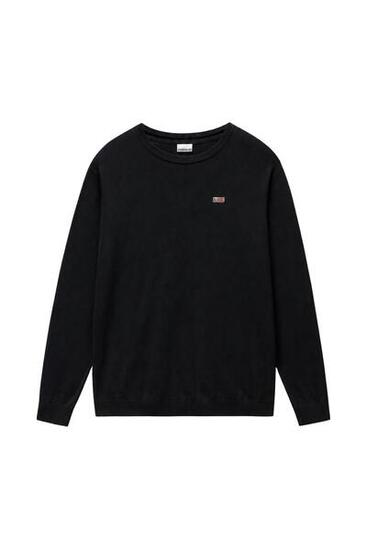 Pull - Casual - Homme - Coupe regular, col rond, sans capuche - Darca - Noir