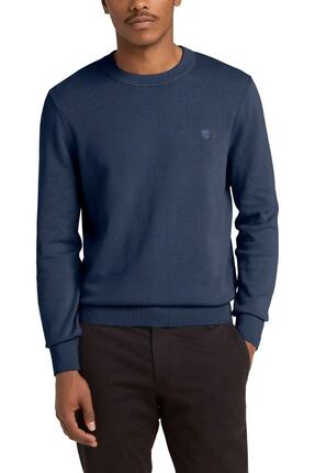 Pull - Sportswear - Homme - Col rond, Manches longues - Vert