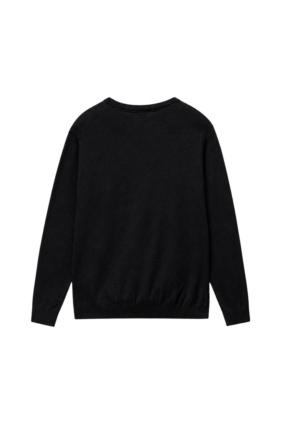 NAPAPIJRI – Darca-Pullover für Herren aus schwarzer Baumwolle – Größe S 2/3
