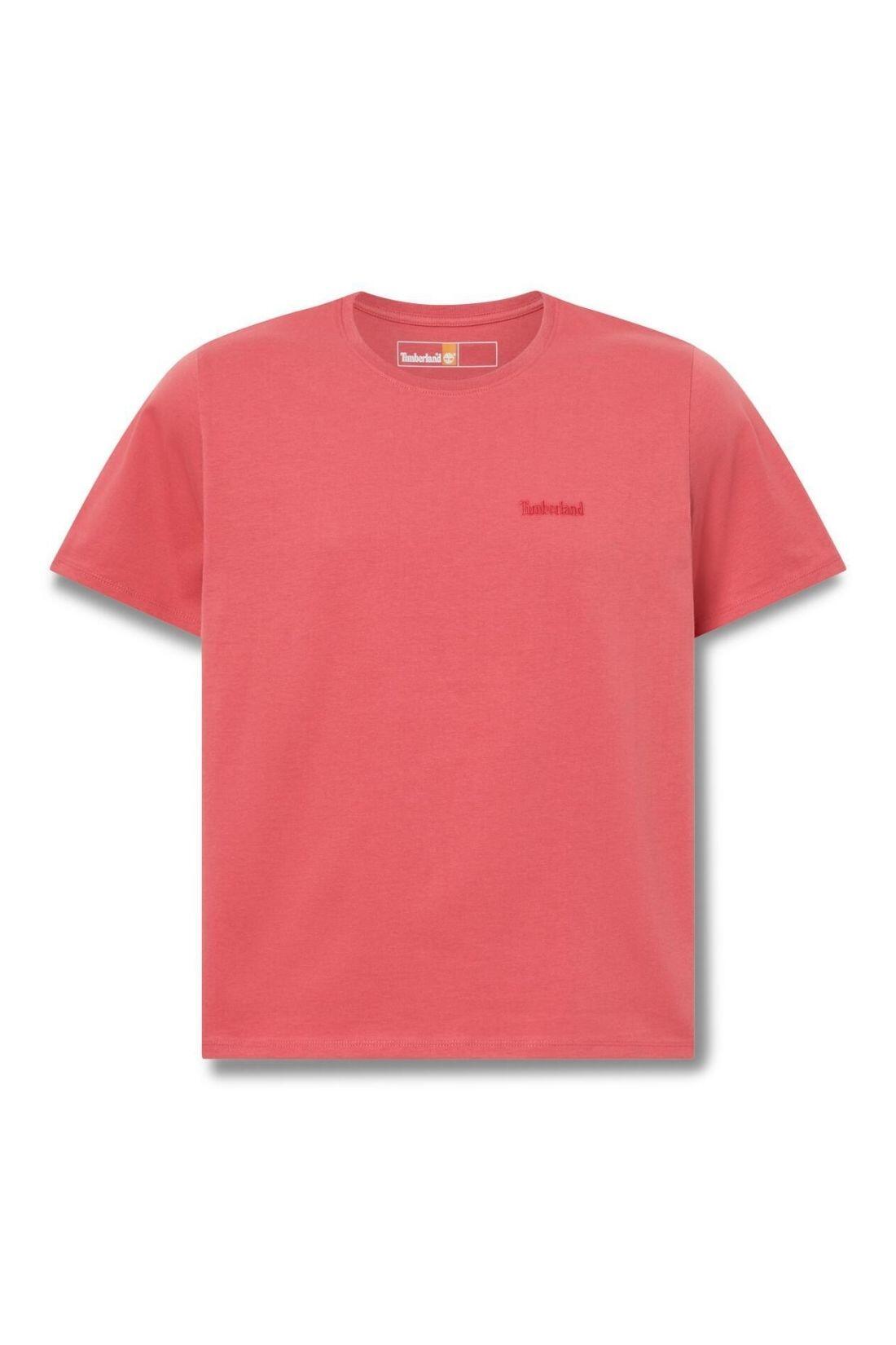 TIMBERLAND - Dames T-shirt met geborduurd logo, maat S, kleur zwart 2/3
