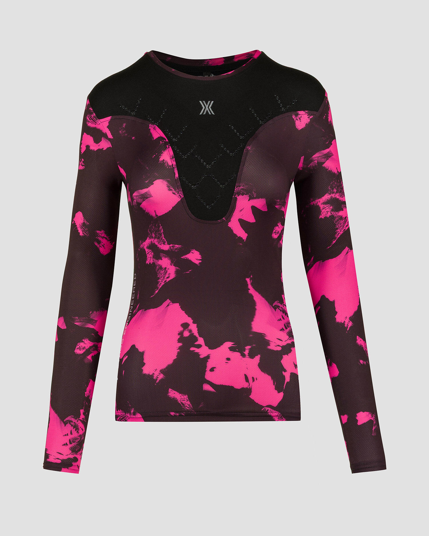 Longsleeve biegowy damski X-Bionic Corefusion Run Shirt LS różowo-czarny 1/1
