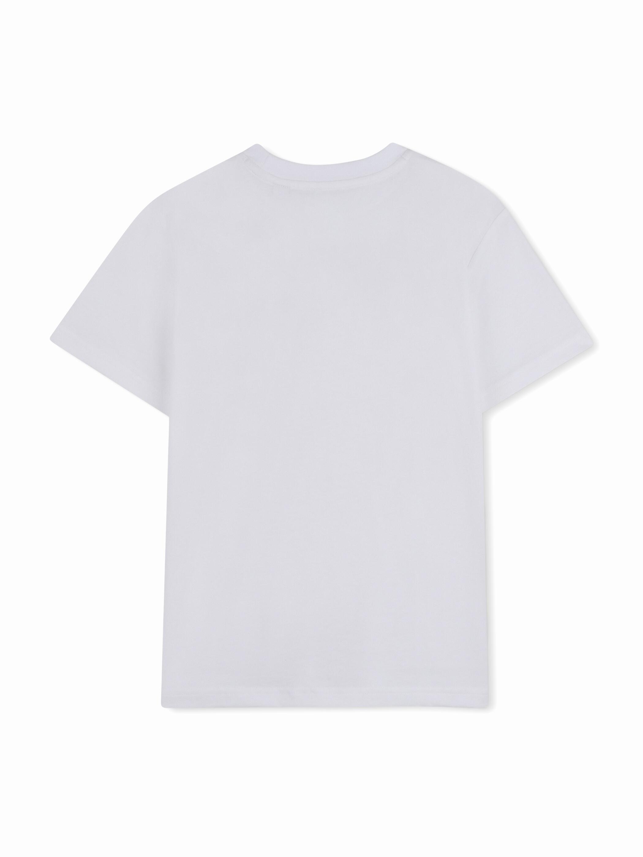 Tee Shirt Garçon Timberland T60968 10p Blanc 2/3