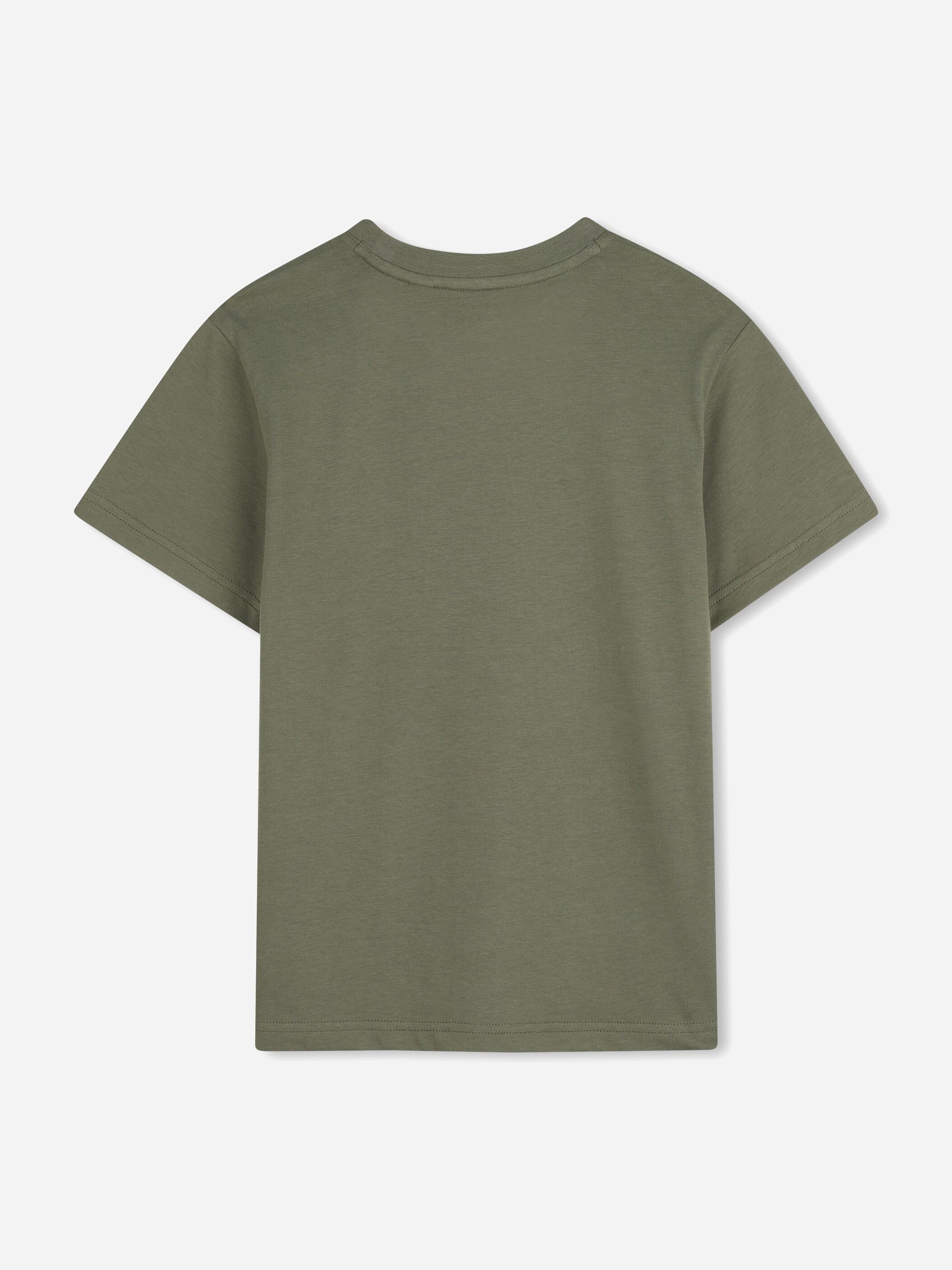 Tee Shirt Garçon Timberland T60968 724 Tilleul 2/3