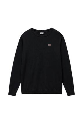 Pull - Sport - Homme - Coton, coupe régulière, logo - Darca - Noir