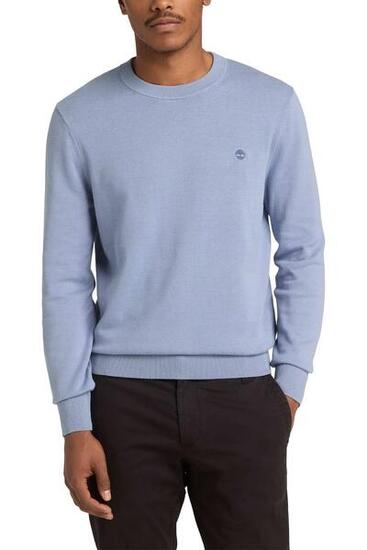 TIMBERLAND - Pullover uomo Johns River in cotone taglia XL colore verde.