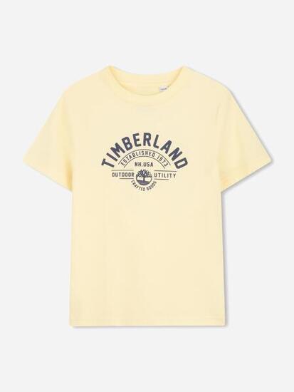 Tee Shirt Garçon Timberland T60792 Uni Jaune