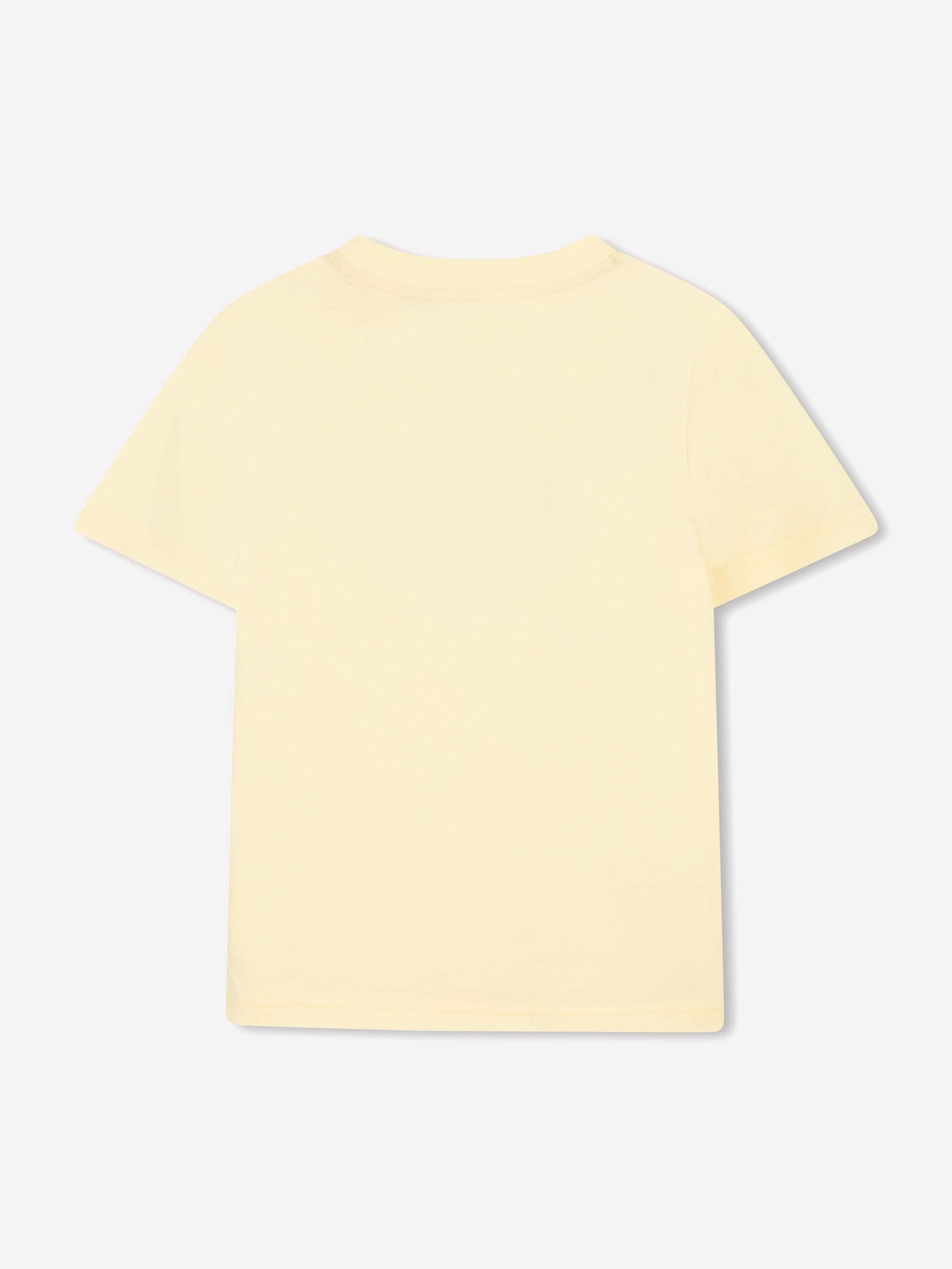 Tee Shirt Garçon Timberland T60792 Uni Jaune 2/2