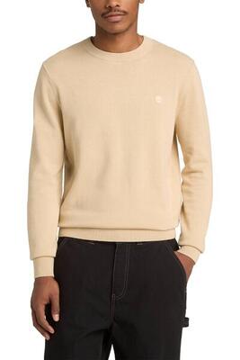 TIMBERLAND - Pullover uomo Johns River in cotone taglia XXL colore beige.