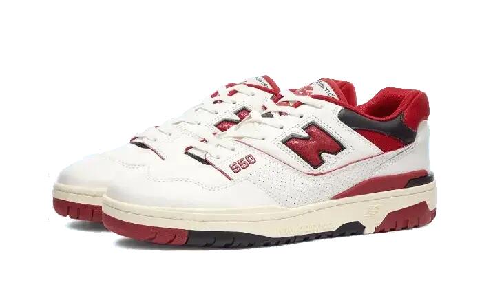 New Balance 550 Aime Leon Dore White Red 2/2