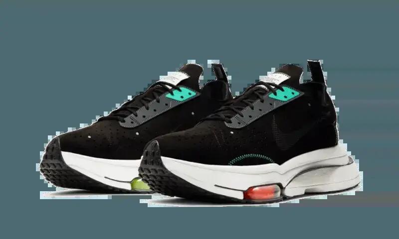 Scarpe - camminata - uomo - pelle - Air Zoom Type - nero/teal 2/3