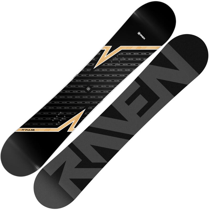 Snowboard Pulse Negro/Madera