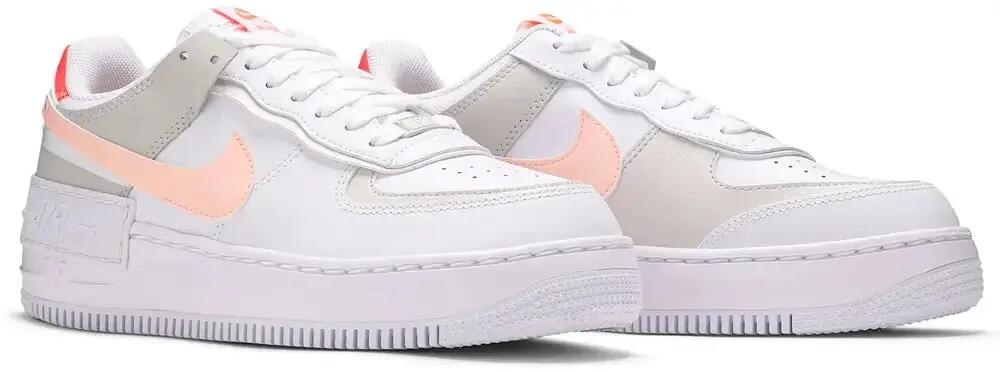 Dames - Sneaker - Low-top, gelaagd - Air Force 1 Shadow - wit 5/5