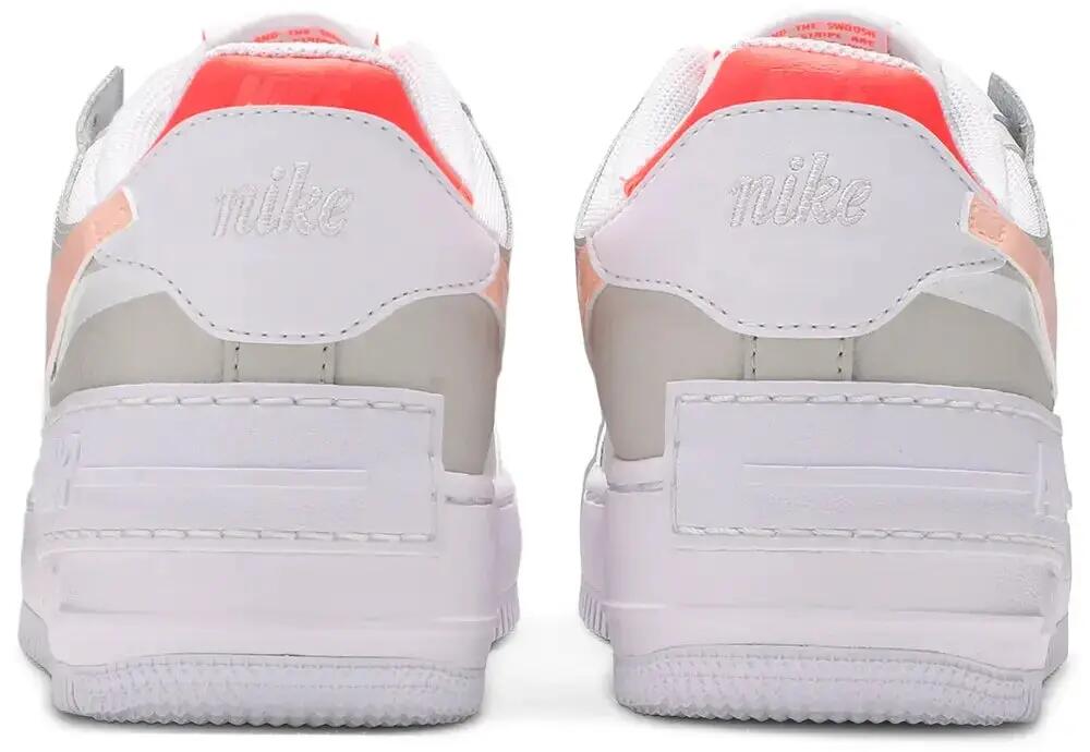 Dames - Sneaker - Low-top, gelaagd - Air Force 1 Shadow - wit 4/5