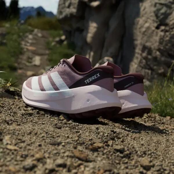 Zapatos de trail adidas Terrex Agravic SL Mauve 5/8