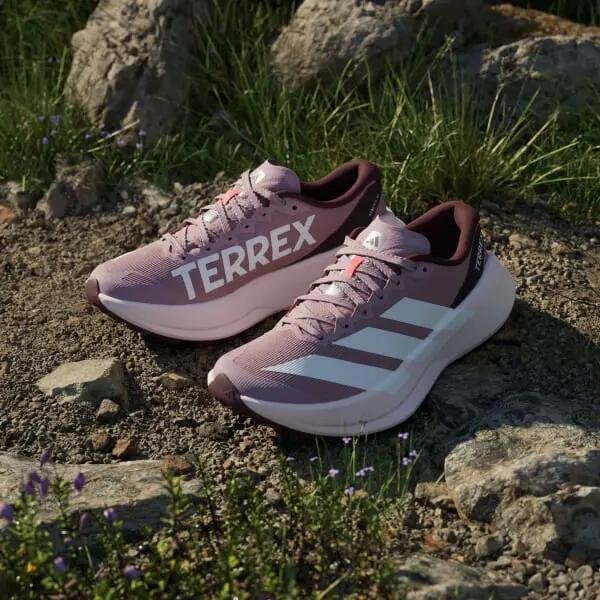 Zapatos de trail adidas Terrex Agravic SL Mauve 4/8